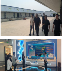 在公司銳總帶領(lǐng)下對青島兩家公司進行考察